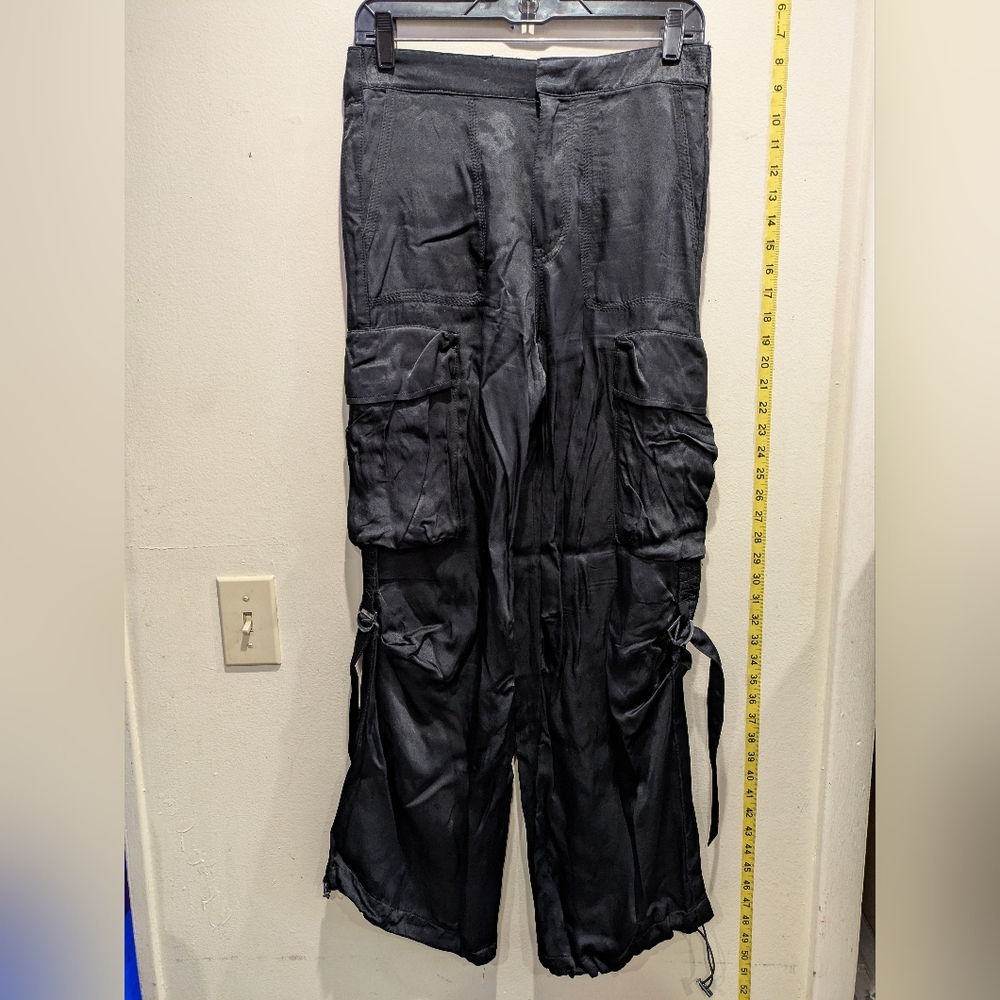 Zara Women's Dark Cargo Pants Size S